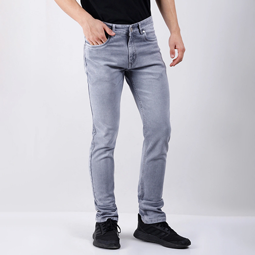 Branded Grey Blue Designer Denim Jeans - Feature: Breathable