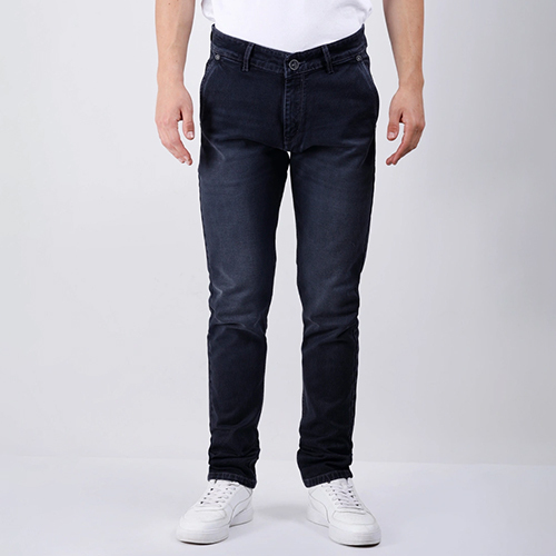 Fancy Dark Blue Designer Denim Jeans - Feature: Breathable