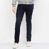 Blue Designer Cotton Pant - Cotton-Spandex Blend, Relaxed Fit, Four Functional Pockets, Suitable for All Seasons