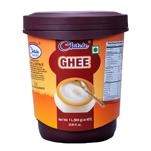 1L Ghee Packaging Plastic Container - Color: As Per Requirement