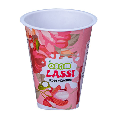 Lassi Packaging Plastic Glass - Color: As Per Requirement