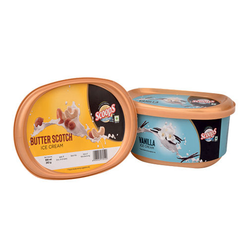 Ice Cream Packaging Plastic Container - Color: As Per Requirement