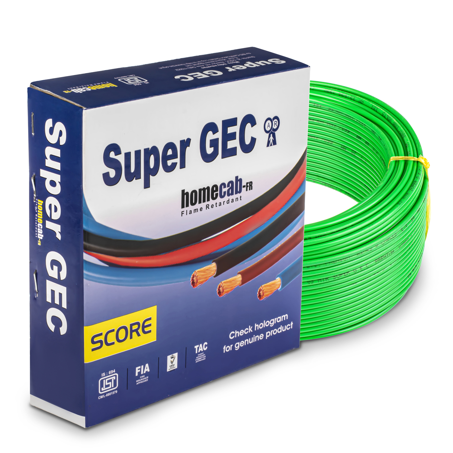 FR, CCR 4.0 mm SCORE House Wire (Six Color 10 No. Gauge)