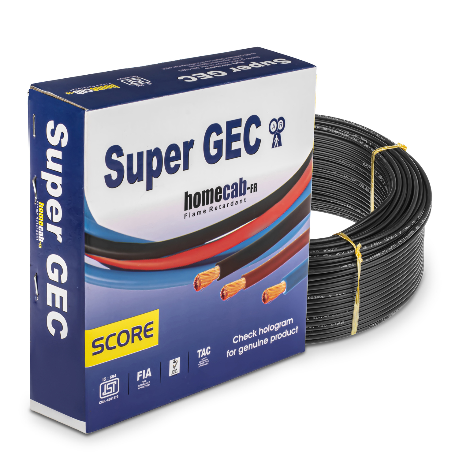 FR, CCR 4.0 mm SCORE House Wire (Six Color 10 No. Gauge)