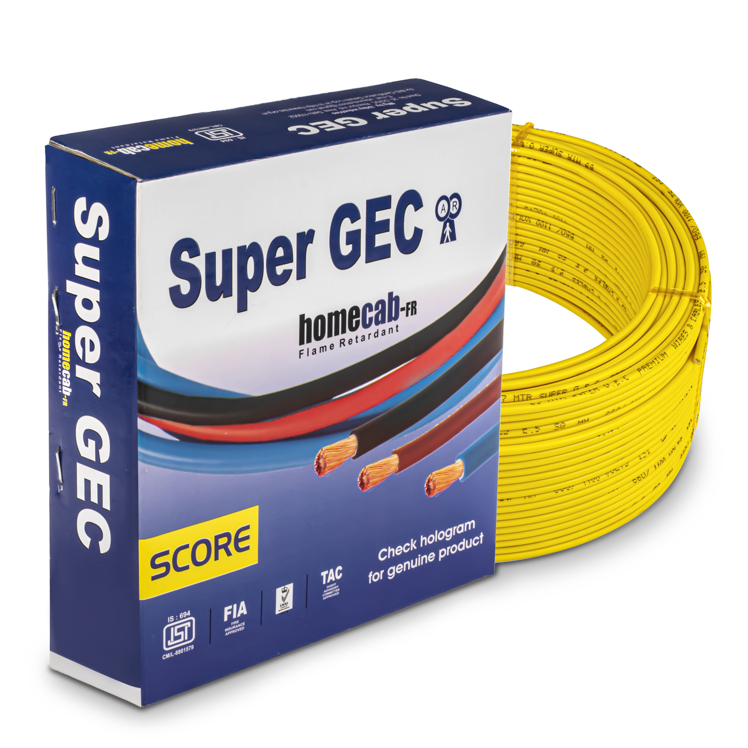 FR, CCR 4.0 mm SCORE House Wire (Six Color 10 No. Gauge)