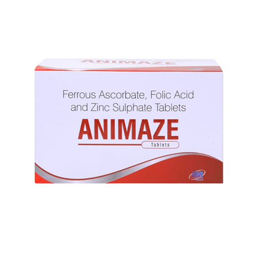 Ferrous Ascorbate Folic Acid And Zinc Sulphate Tablets