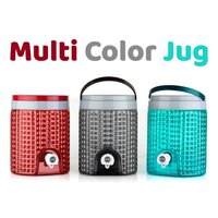 DIAMOND CUT DESIGN PLASTIC WATER JUG