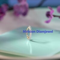 Diamond Dizzle Nosering - Diamond Carat Weight: 0.19 Carat