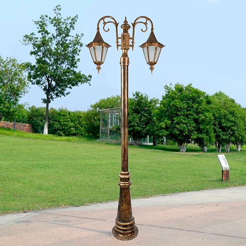Arm Decorative Garden Light Poles