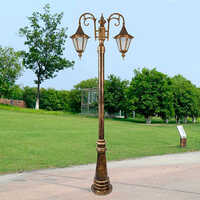 Arm Decorative Garden Light Poles