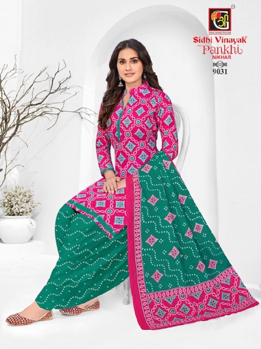 Sidhi Vinayak Pankhi Nikhar Vol-1 -Dress Material