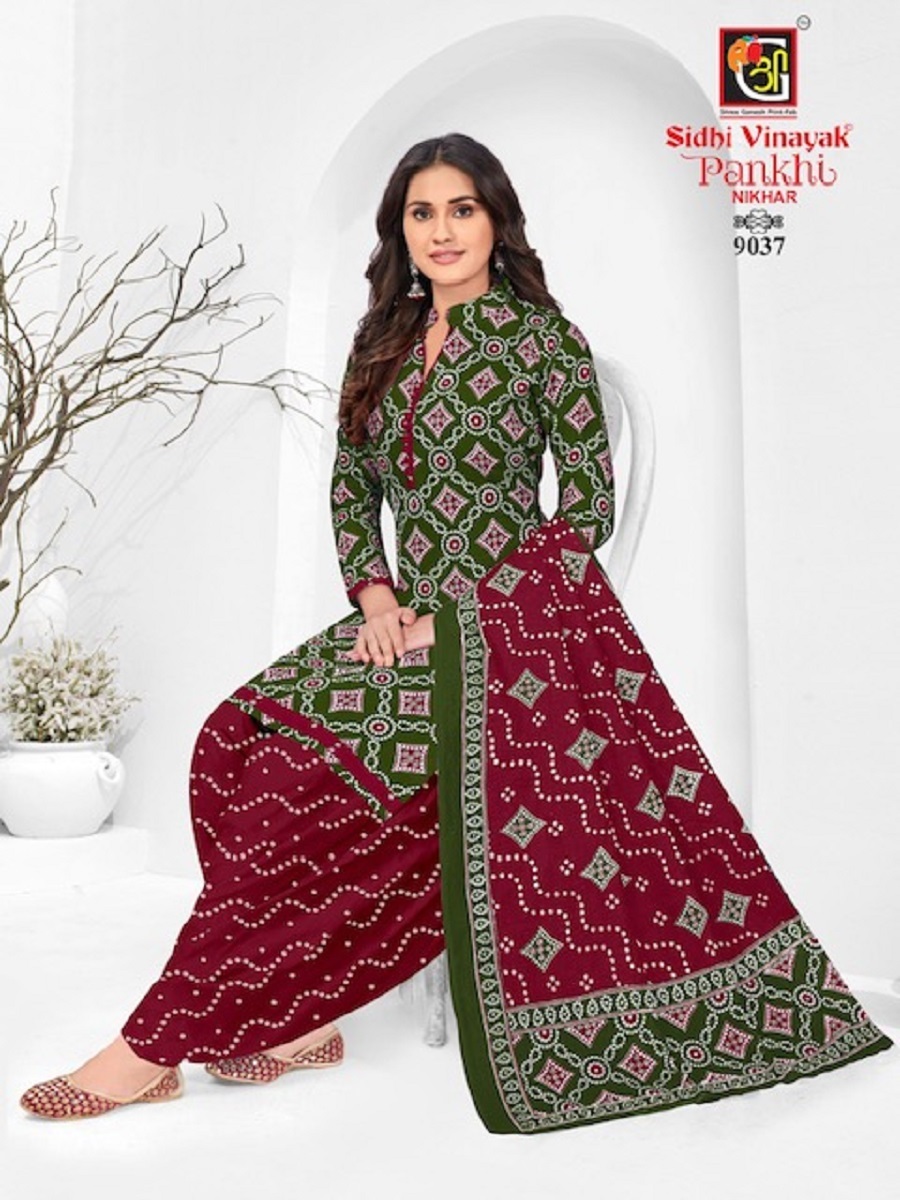 Sidhi Vinayak Pankhi Nikhar Vol-1 -Dress Material