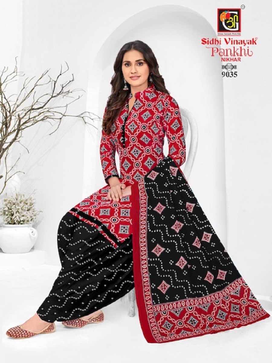 Sidhi Vinayak Pankhi Nikhar Vol-1 -Dress Material