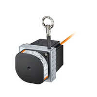 Kubler C60 Draw Wire Encoder - Metal, 60 Mm X 60 Mm X 107 Mm Size, Black Color, -40 To +85 Temperature Range | Industrial Use, High Precision Measurement