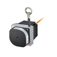 Kubler C60 Draw Wire Encoder - Metal, 60 Mm X 60 Mm X 107 Mm , Black Finish, Industrial Use, 1 Year Warranty