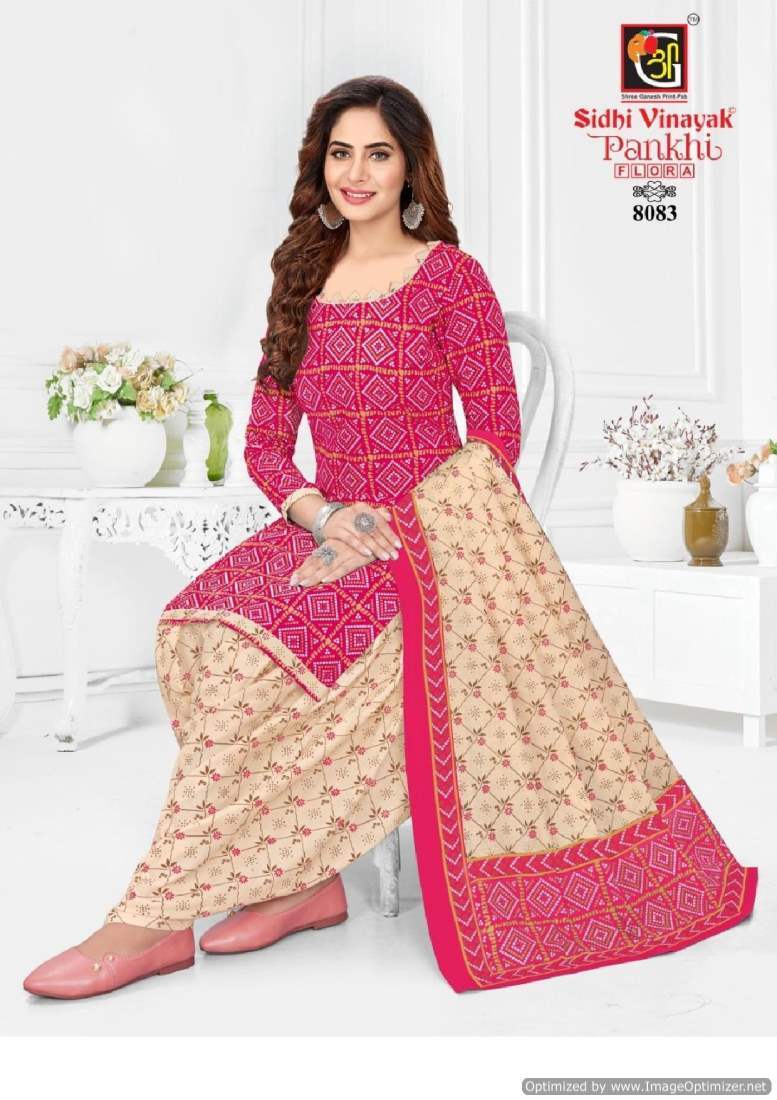 Sidhi Vinayak Pankhi Flora Vol-1 -Dress Material