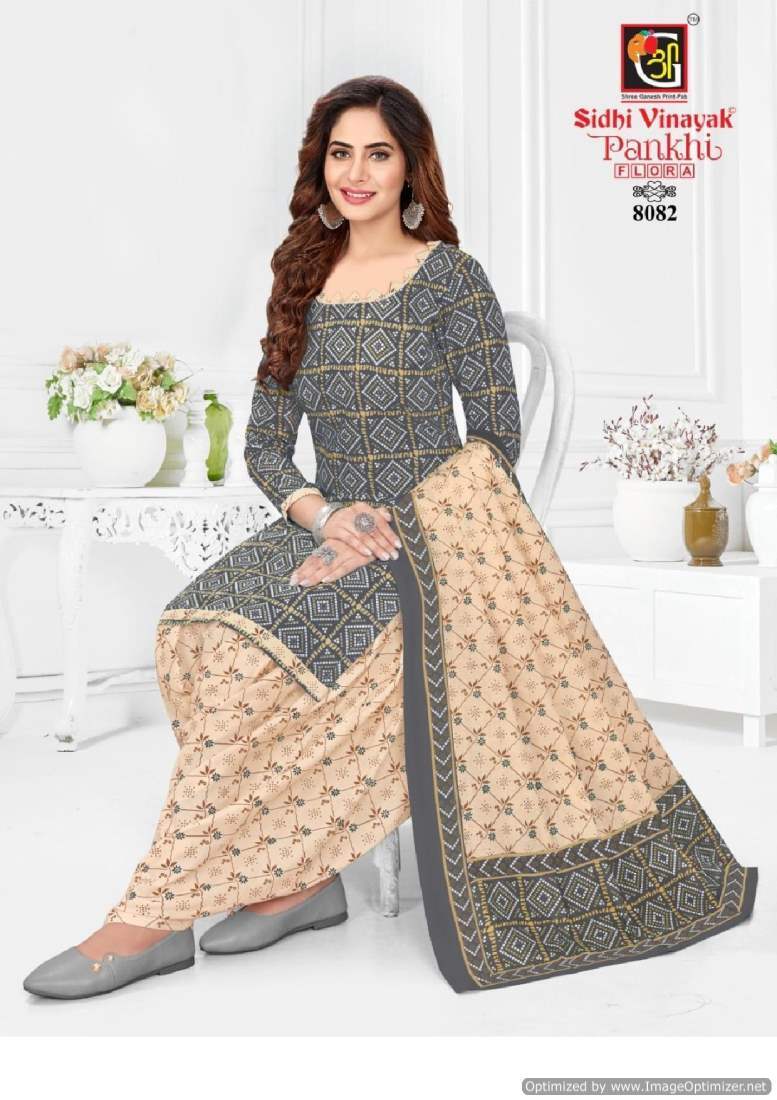 Sidhi Vinayak Pankhi Flora Vol-1 -Dress Material