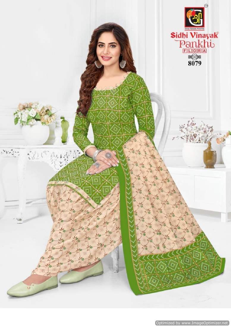 Sidhi Vinayak Pankhi Flora Vol-1 -Dress Material