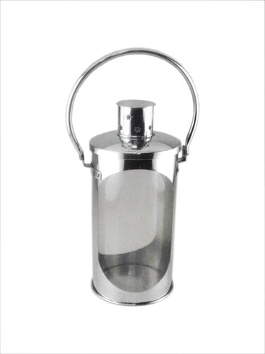 24 cm Metal Silver Plated Lantern