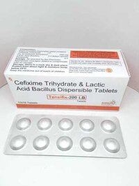 cefixime trihydrate & lactic acid bacillus dispersible tablets