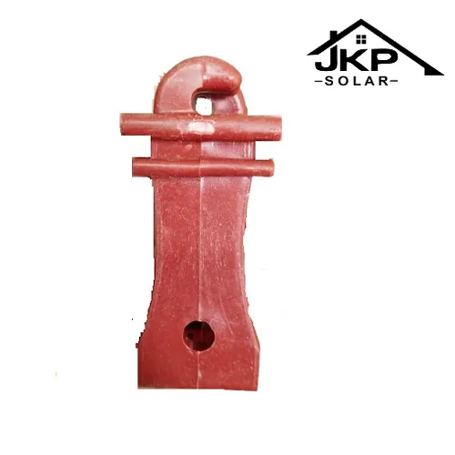 3 Inch Red Plastic Hook Insulator