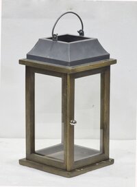 16 Inch Wooden Lantern - Application: Home Decor