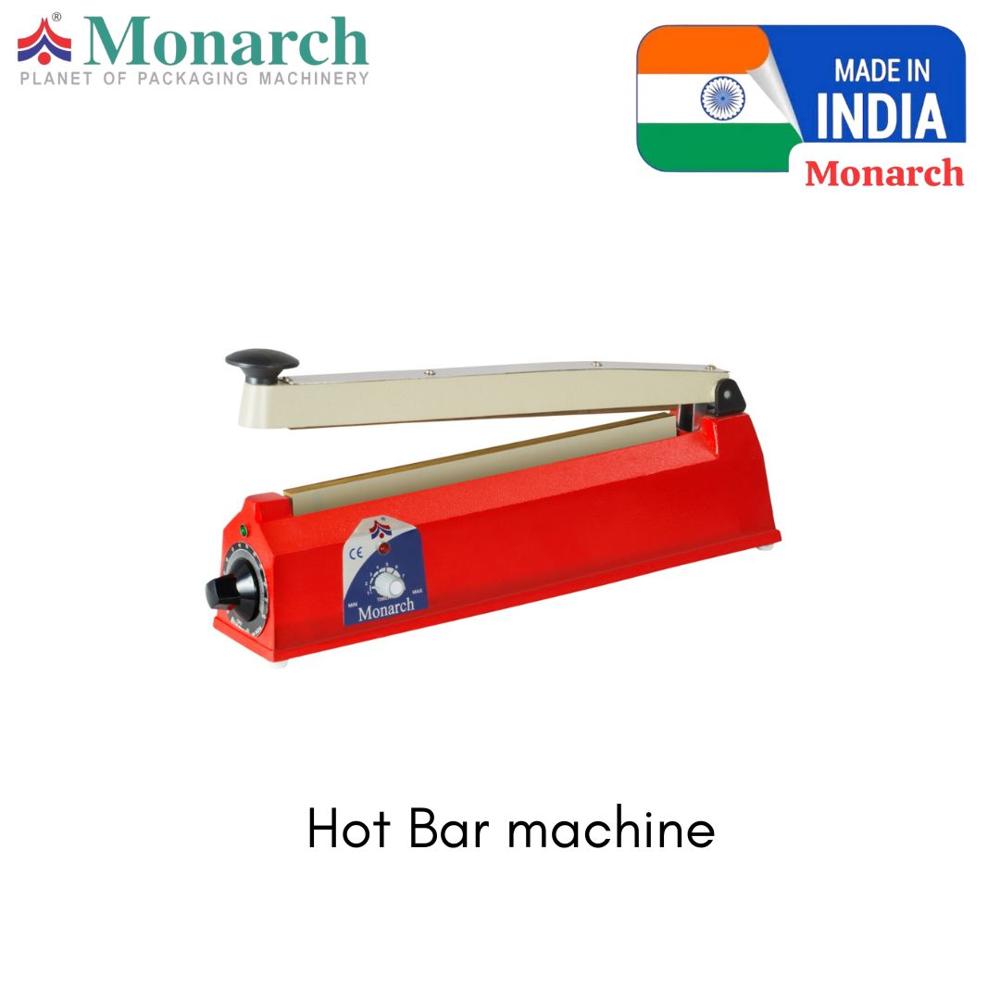 Hotbar Hand Sealer - 450x95x210mm Dimensions, Red Color, 700W Power, Manual Operation, Seals 300mm Length