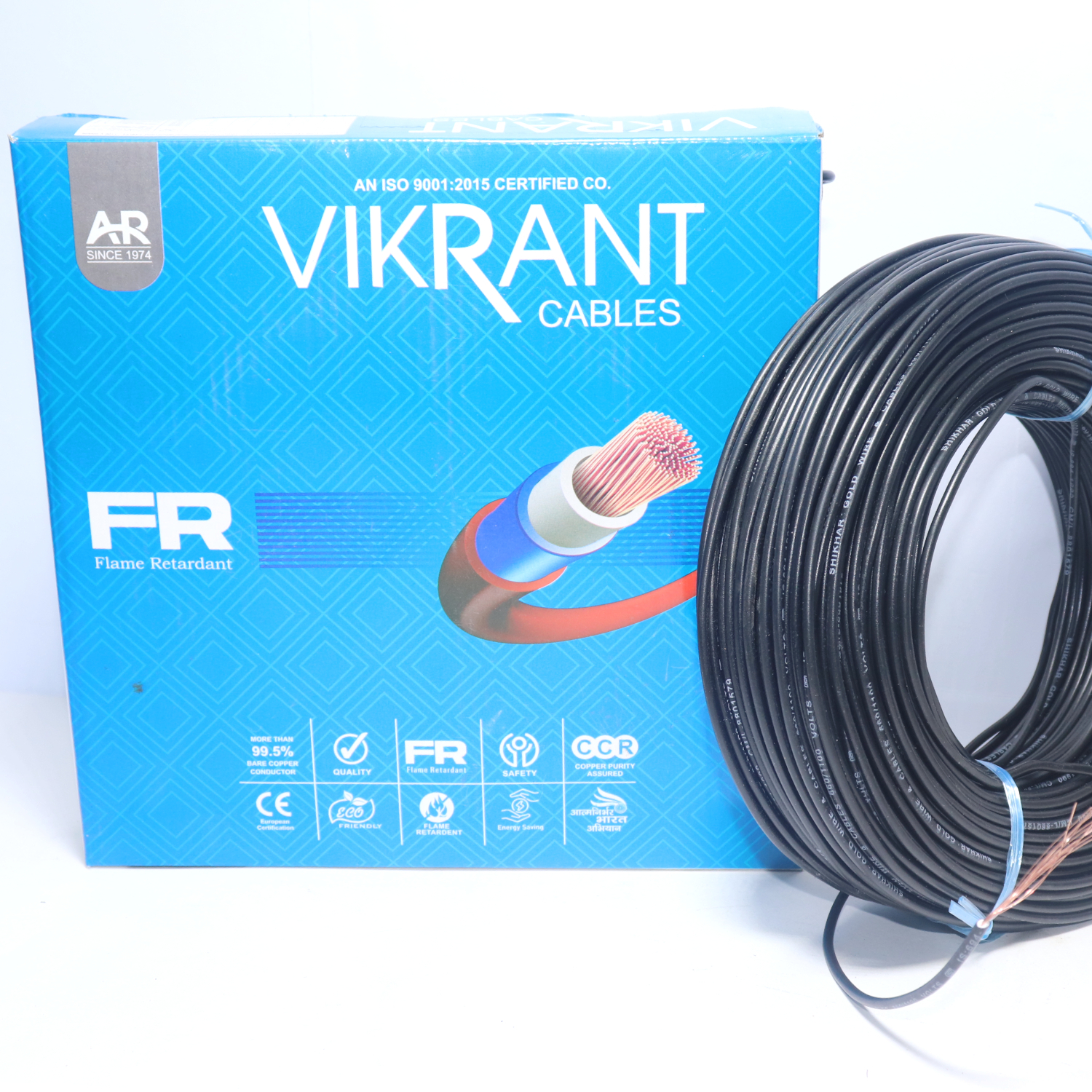 FR, CCR 2.5 mm Vikrant House Wire (Six Color 8 No. Gauge)