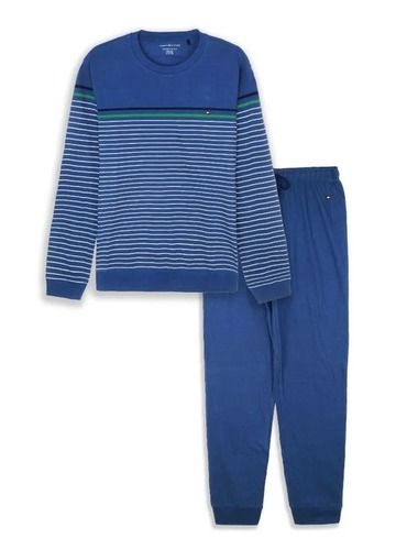 TH MENS BLUE GREEN PYJAMA SET