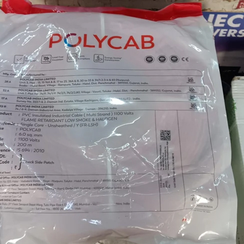 200 MTRS 6.0 SQMM FRLSH Polycab Cable