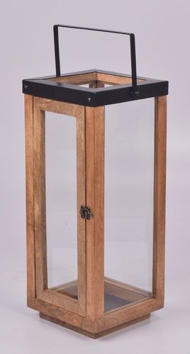 20 Inch Wooden Lantern