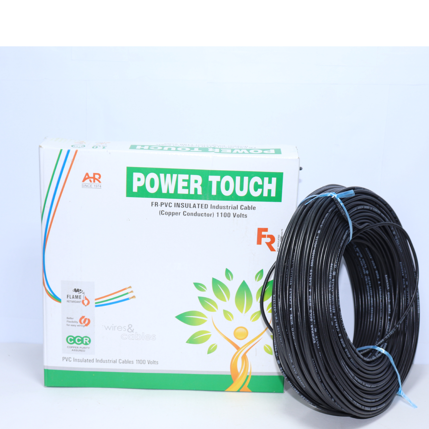 FR, CCR 0.75 mm Power Touch House Wire (Six Color 8 No. Gauge)