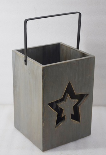 5 Inch Wooden Lantern