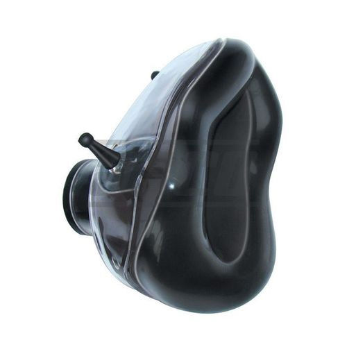 Black Rubber Face Mask