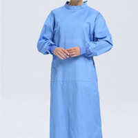 Blue Hospital Wrap Around Gown