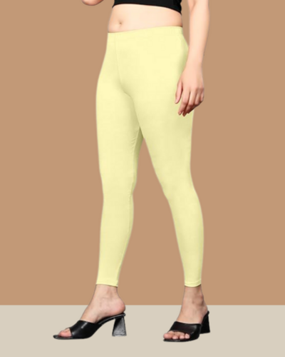 Cream Ankle tight Leggings