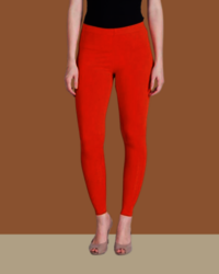 Orange kurtis Leggings