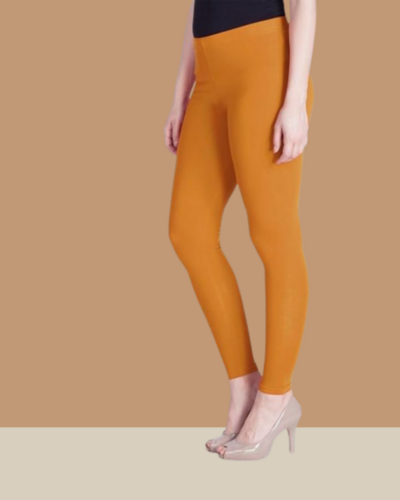 Musard yellow Ankle lycra Leggings