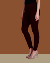 Maroon Ankle Yoga Leggings