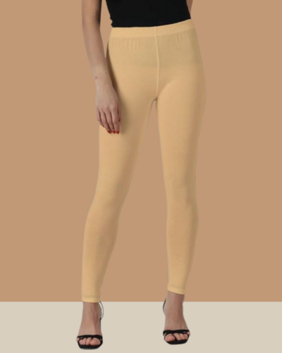 Beige ankle  sportsLeggings