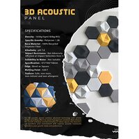 3d Acoustic Panel - Color: Various Colors