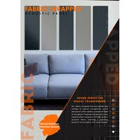 Fabric Wrapped Acoustic Panel - Custom Fabric Wall Panels Up To 4' X 10' , Woven Fabric In A Wide Range Of Colors, Fire Resistant, Nrc 0.75-1.15