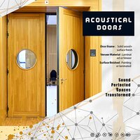 Auditorium Acoustical Door - Application: Ideal For Recording Studios