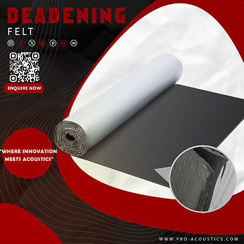 Deadening Felt - Color: White