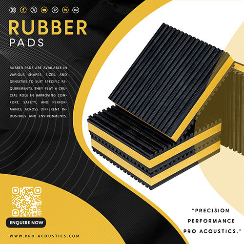 Rubber Pad - Application: Used In Interiors And Exteriors