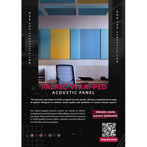 Auditorium Fabric Wrapped Acoustic Panel