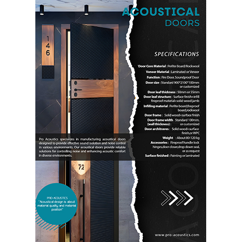 Auditorium Acoustical Door