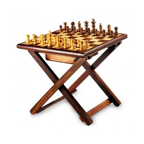 Brown Chess Board Stand