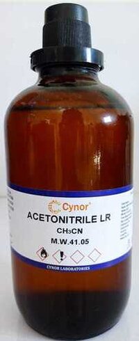 Acetonitrile Lr (1 Ltr) - Chemical Formula: Ch3cn, Molecular Weight: 41.05, Color: Colorless | High Purity, Versatile Solvent, Laboratory Grade