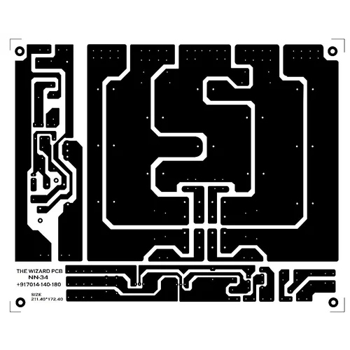 Amplifier Single Side Pcb